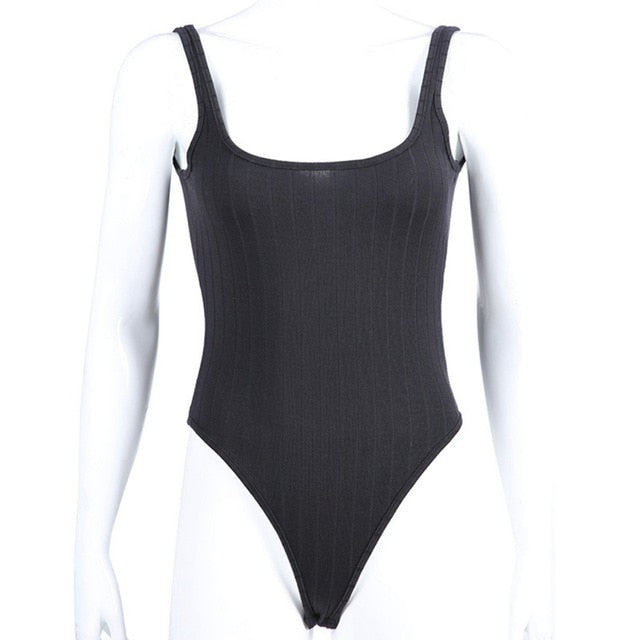 Tight Triangle Sleeveless Bodysuit