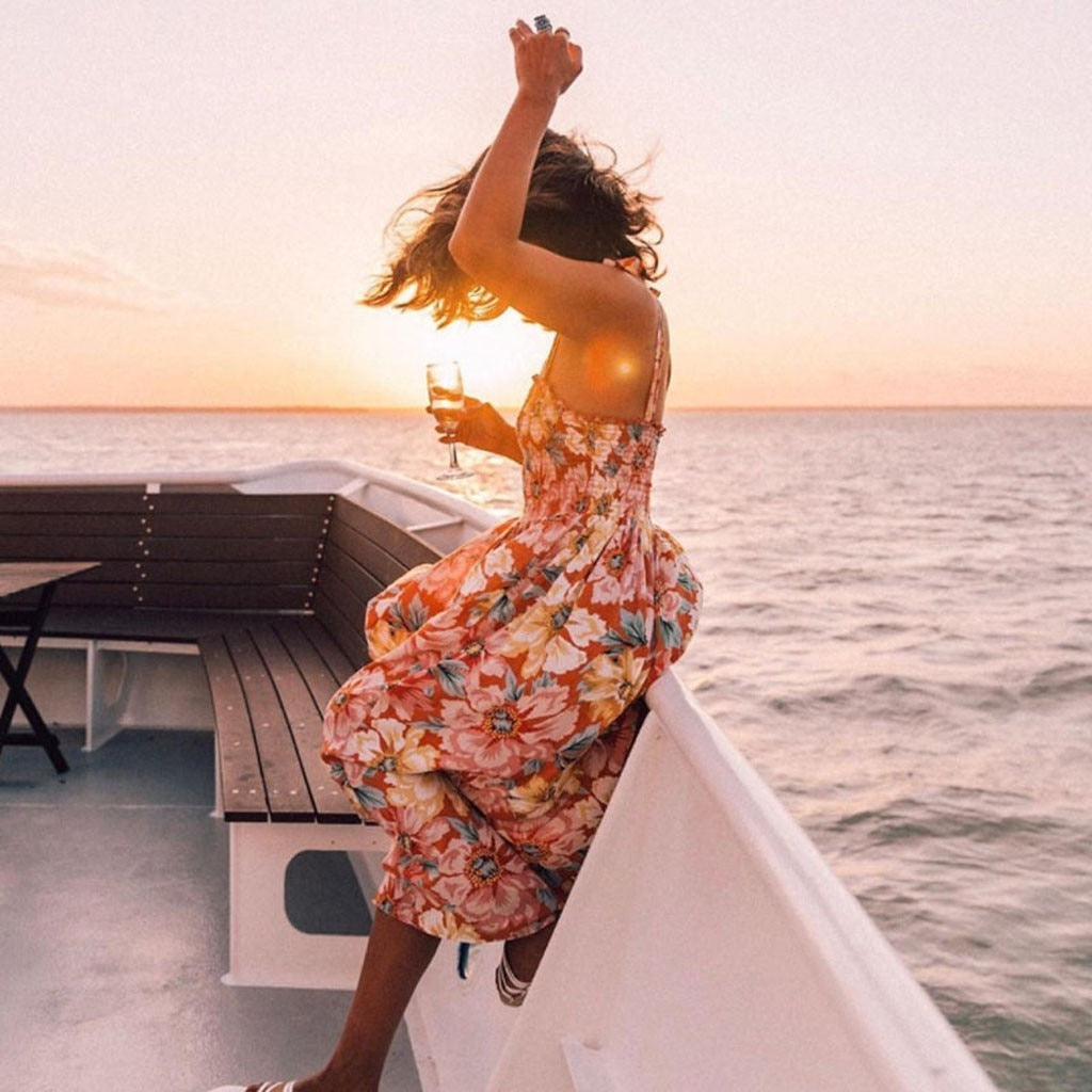 Gypsy Maxi Slip Casual Dress