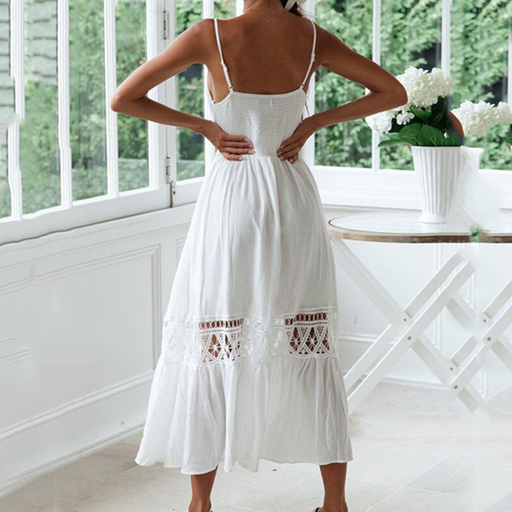 CALOFE Long Maxi Dress Beach Cover Up