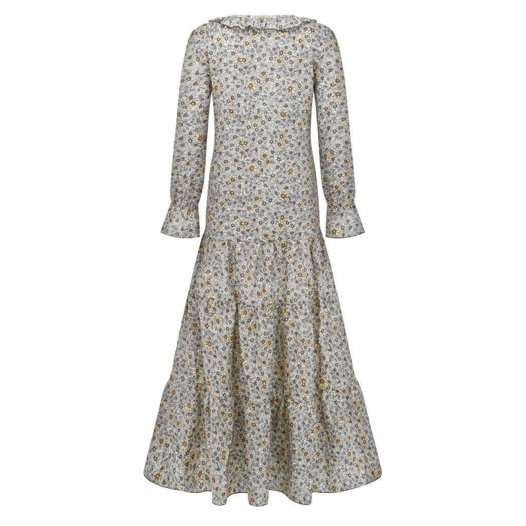 Tunic Maxi Beach Dress Vintage Daisy Print