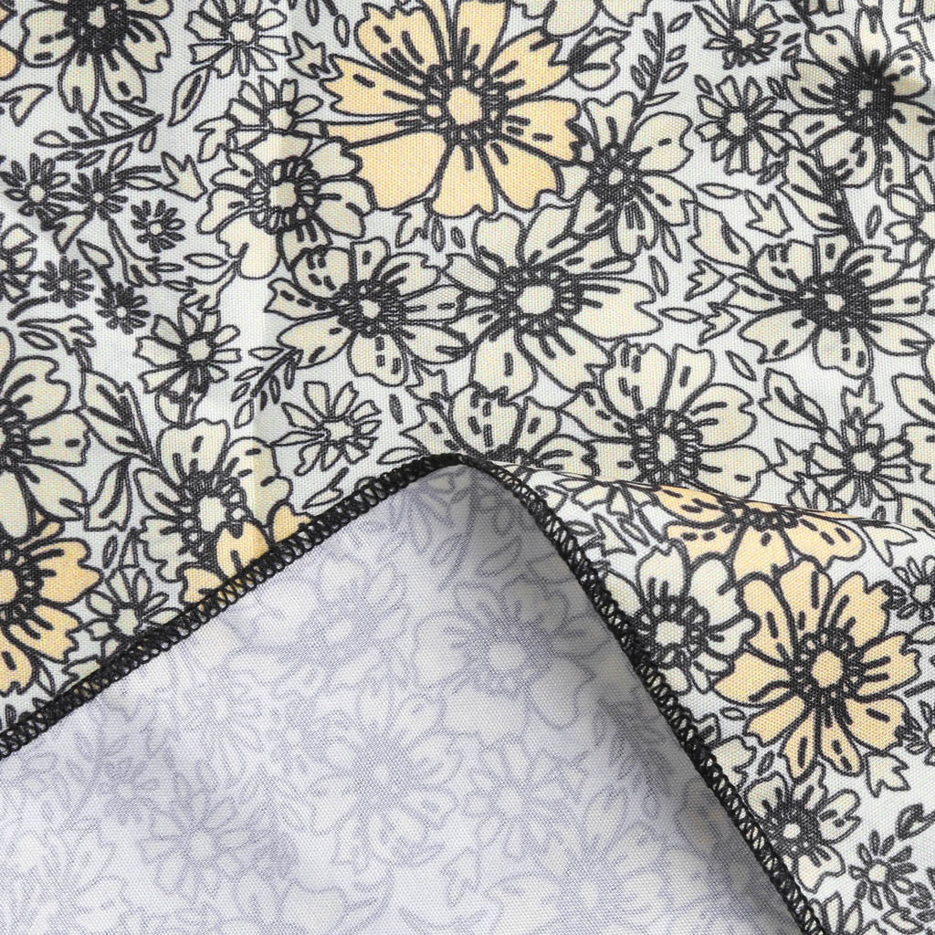 Tunic Maxi Beach Dress Vintage Daisy Print