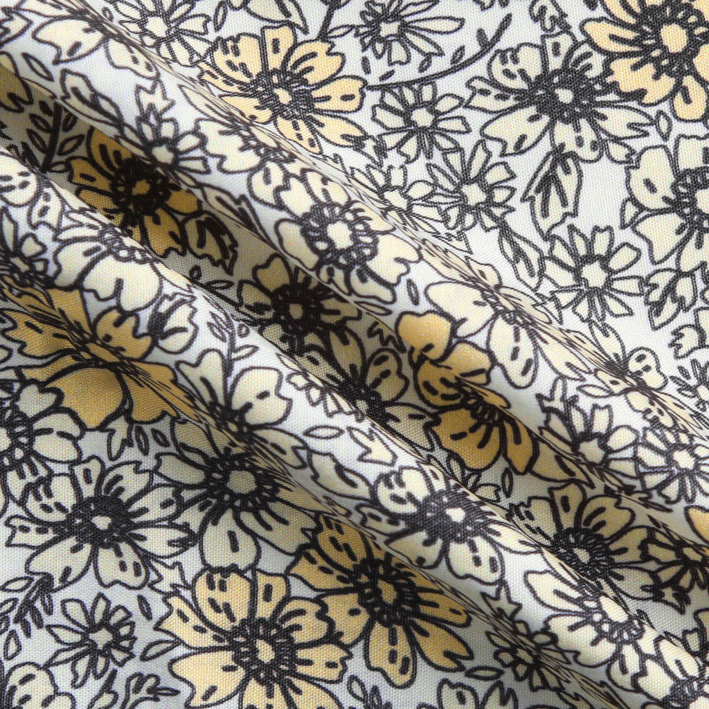 Tunic Maxi Beach Dress Vintage Daisy Print