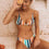 Women's Two-piece set Rainbow Bikini